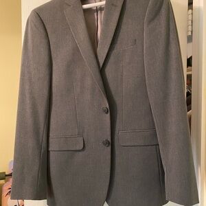 Grey suit jacket. Worn once and dry cleaned.